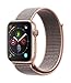 Produktbild Apple Watch Series 4 (GPS, 44mm) Aluminiumgehäuse Gold - Sport Loop sandrosa