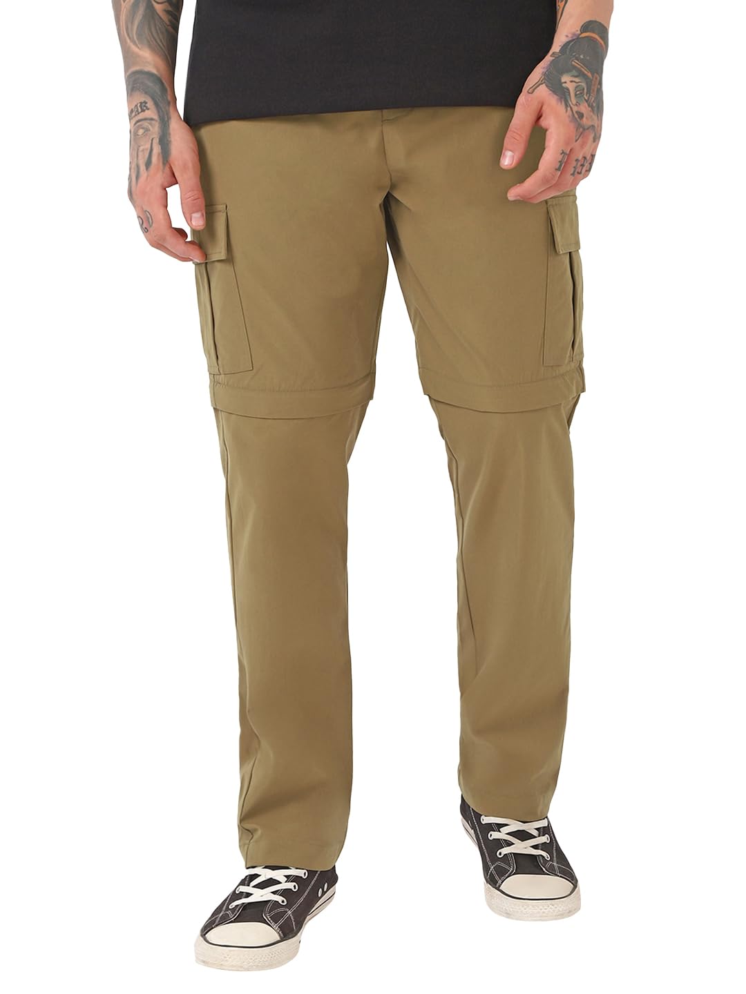 bewakoof Men's Regular Casual Pants-picture-45