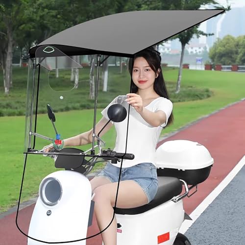 Cubierta universal parasol para motocicleta eléctrica que evita mojarse al conducir