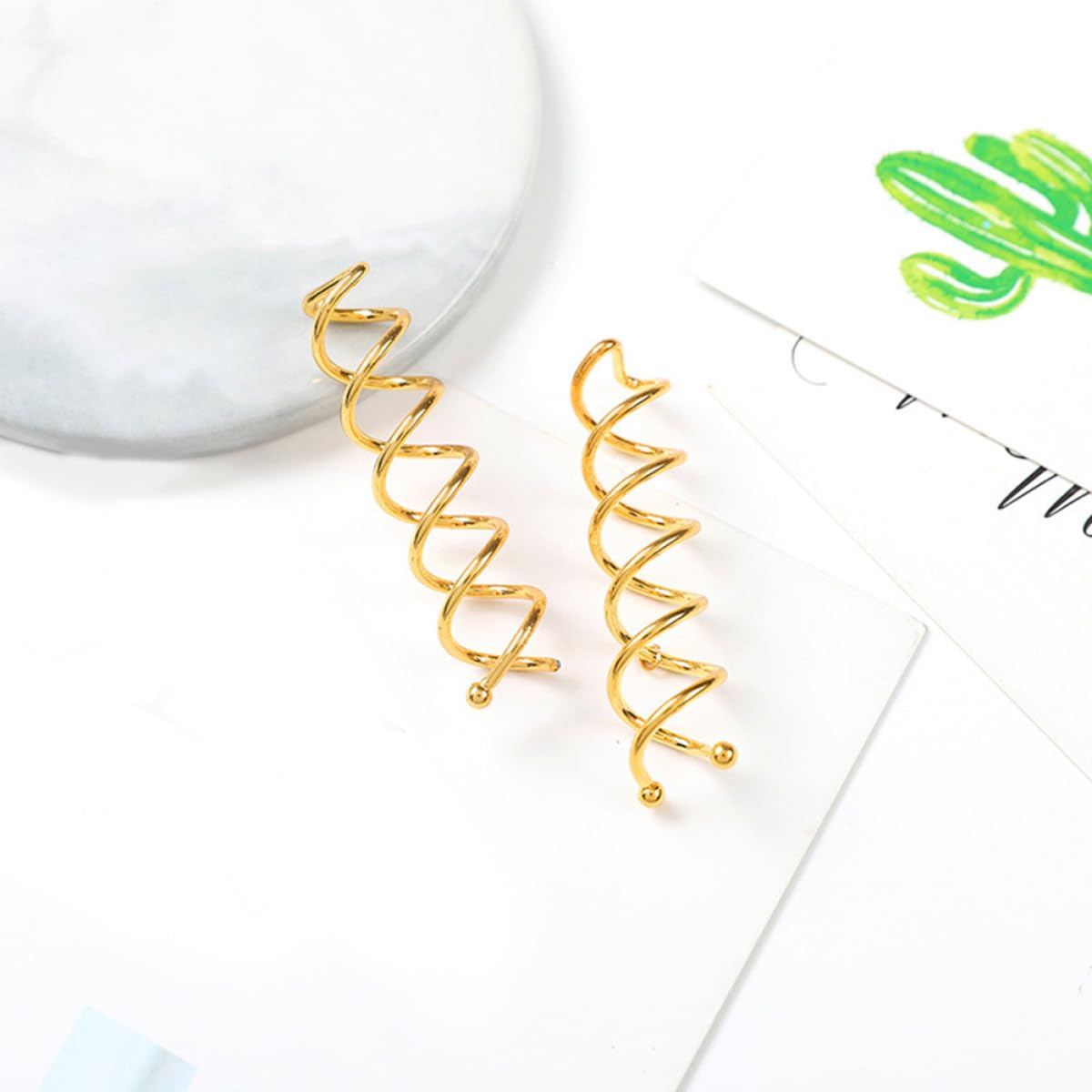 FOMIYES Lot De 30 Barrettes À Cheveux Spirales En Alliage Métallique Pour Femmes Et Filles Accessoires De Coiffure Anti-rayures Tendance Pour Cheveux -longs