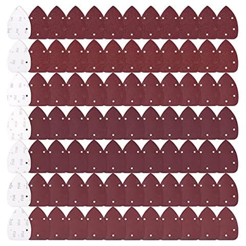 MIDO PROFESSIONAL ABRASIVE 84 PCS Mouse Detail Sander Sandpaper Sanding Paper Assorted 40/60/80/120/180/240/320 Grits Cover