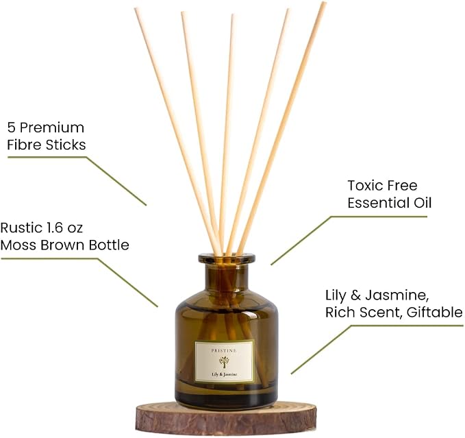 Pristine Reed Diffuser Aromatizante Lily y Jasmine miniatura 4