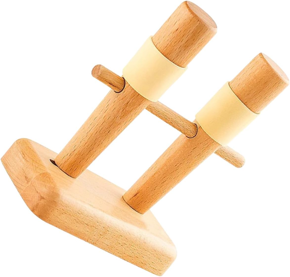 Beige Wood Guitar Wall Mount Rack for Stringed Instruments with Adjustable Angles, Wall-mountable Stand Adds Style to Room Decor, for Home Decoration and Performances
