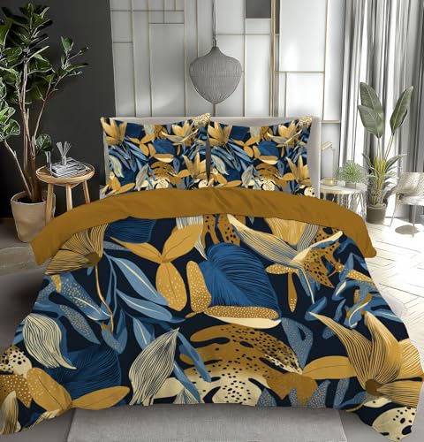 Housse de couette 240x260 géométrique abstrait parure de lit microfibre