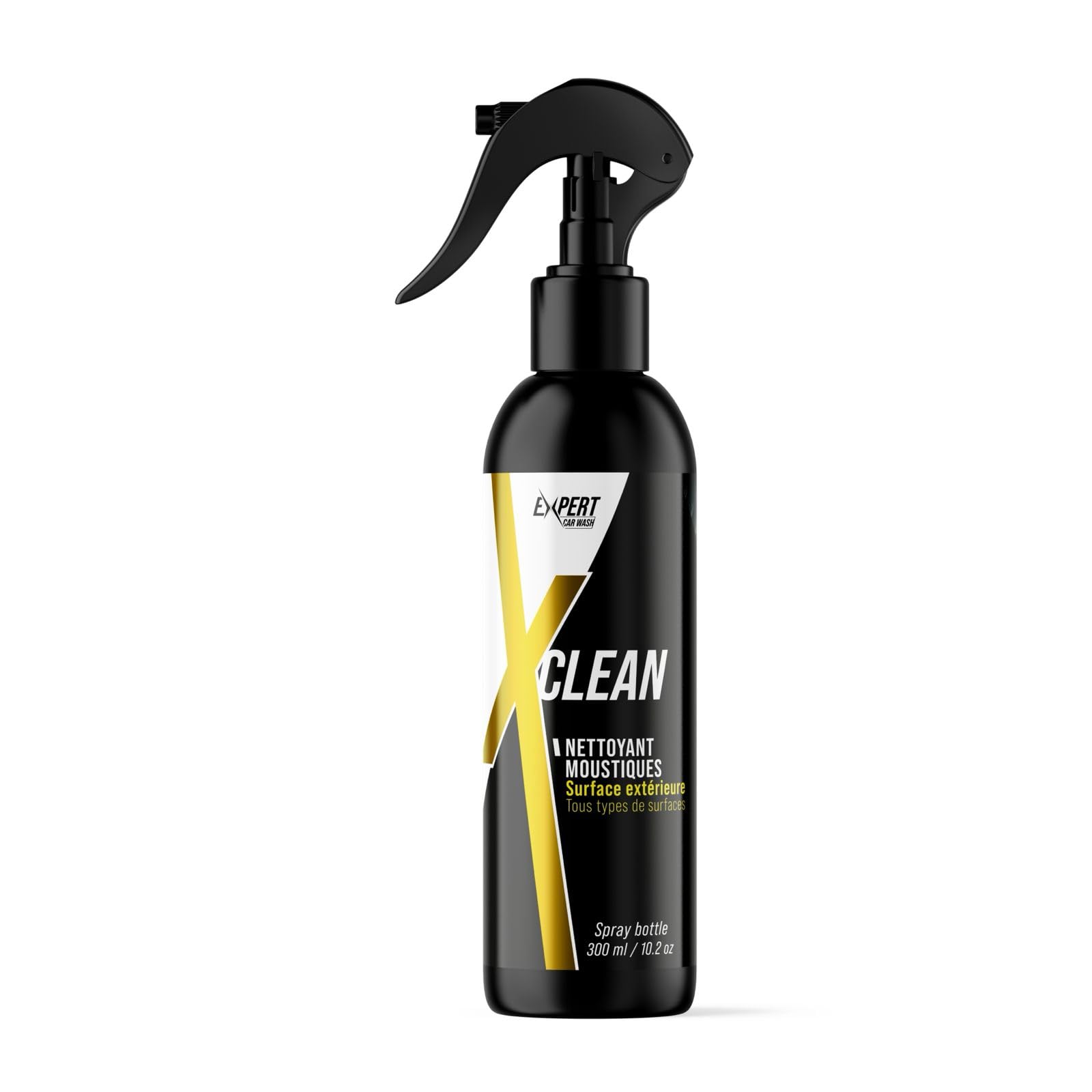 Spray Demoustiqueur voiture 300 ml - Concentré et économique - Élimine efficacement les traces de moustiques, d-insectes, fientes - Carrosserie, pare-brise, phare, vitre, jantes – Nettoyant sans trace