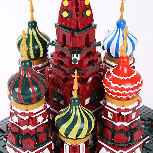 QIXIAOCYB XSuper berühmte Architektur Baustein 3213Pcs Modell Saint Basils Cathedral Ziegel Spielzeug Baugeschenk für… – Bild 8