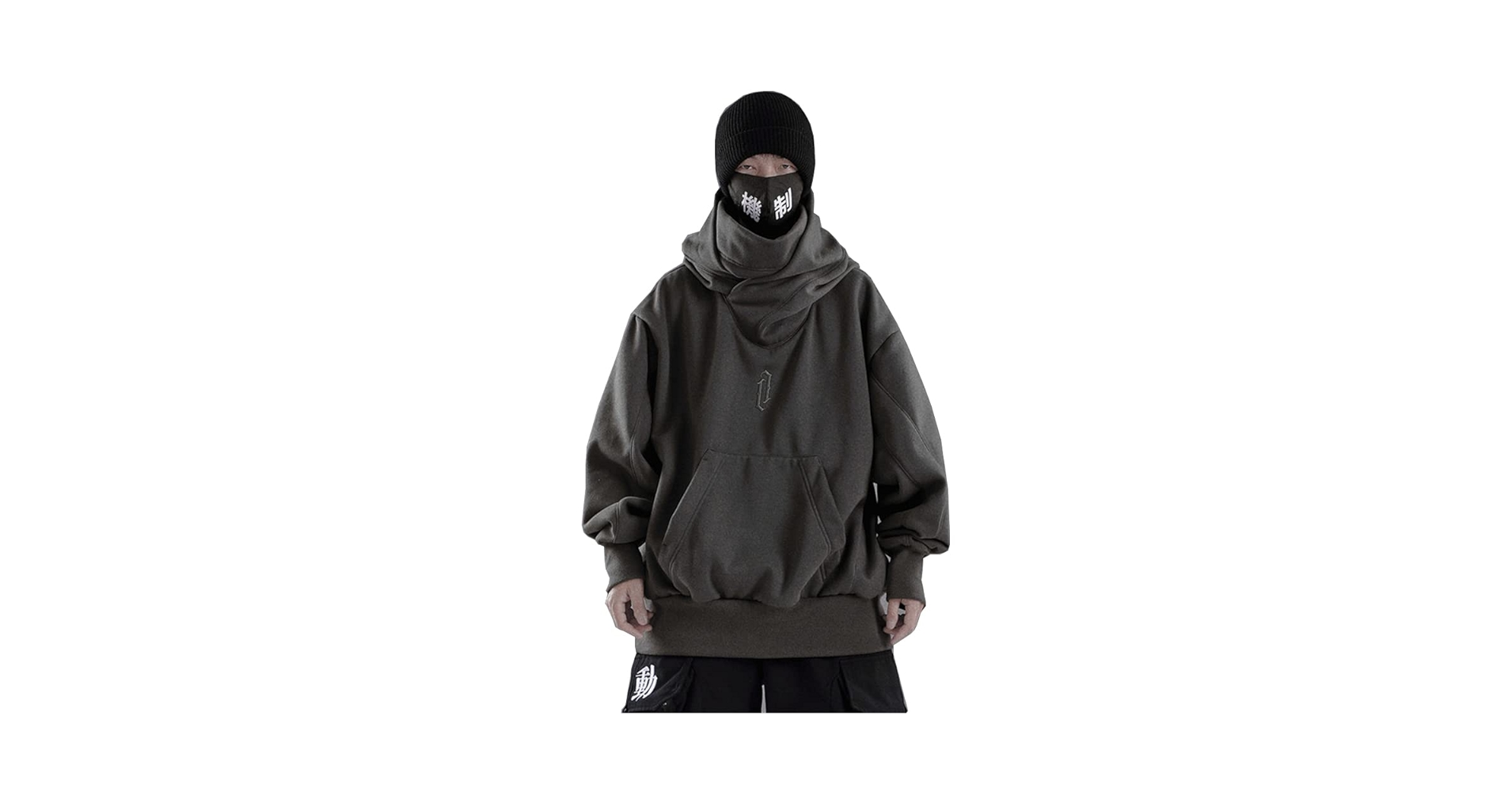 Amazon.com: ELKNLMU Ninja Double Neckline Cotton Pullover