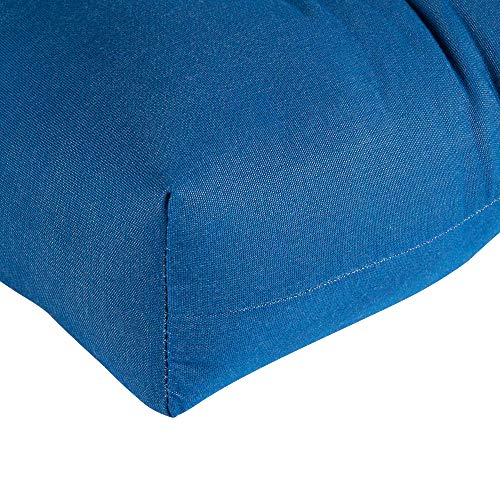 Greendale Home Fashions Outdoor 20-Inch Sunbrella Fabric Dining Seat Cushion, Carolina Blue #TOP22