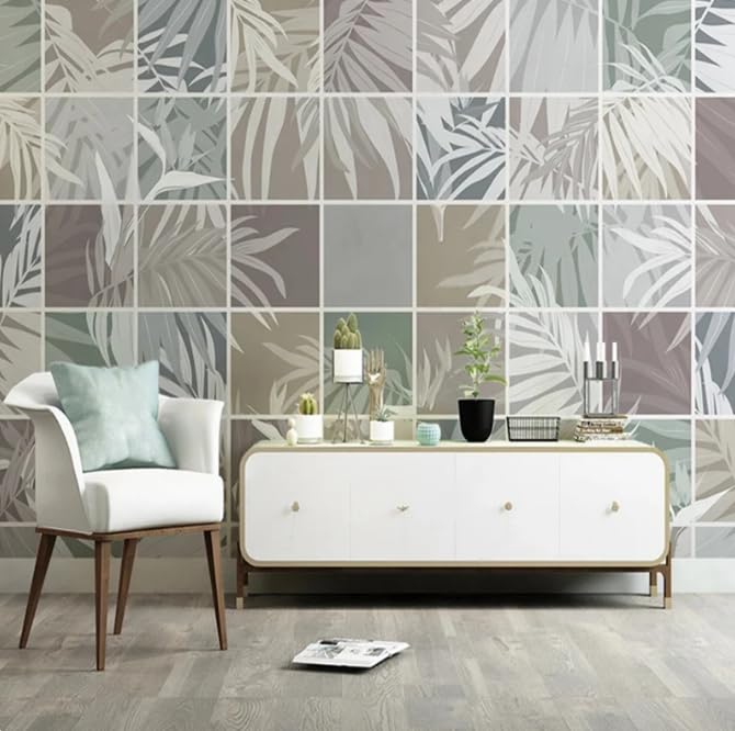 Photo murale moderne 3D végétale pour créer une ambiance nature dans la cuisine