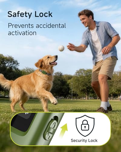 Remote dog training collar for outdoor use