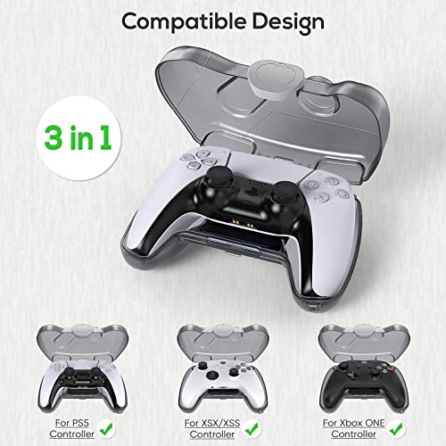 Protective Case For Xbox Series X/S/Xbox One/Ps5 Controller, Fyoung Game Controller Organizer Dust-Resistant, Anti-Scratch, Shock-Proof Protection Storage Box For Xbox Core/Xbox One/Ps5 Controller #TOP1