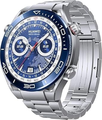 HUAWEI Orologio Smart Watch Ultimate, iOS e Android, innovativo materiale in metallo liquido, tecnologia subacquea da 100 m, durata della batteria 14 giorni, gestione della salute per tutto il giorno,
