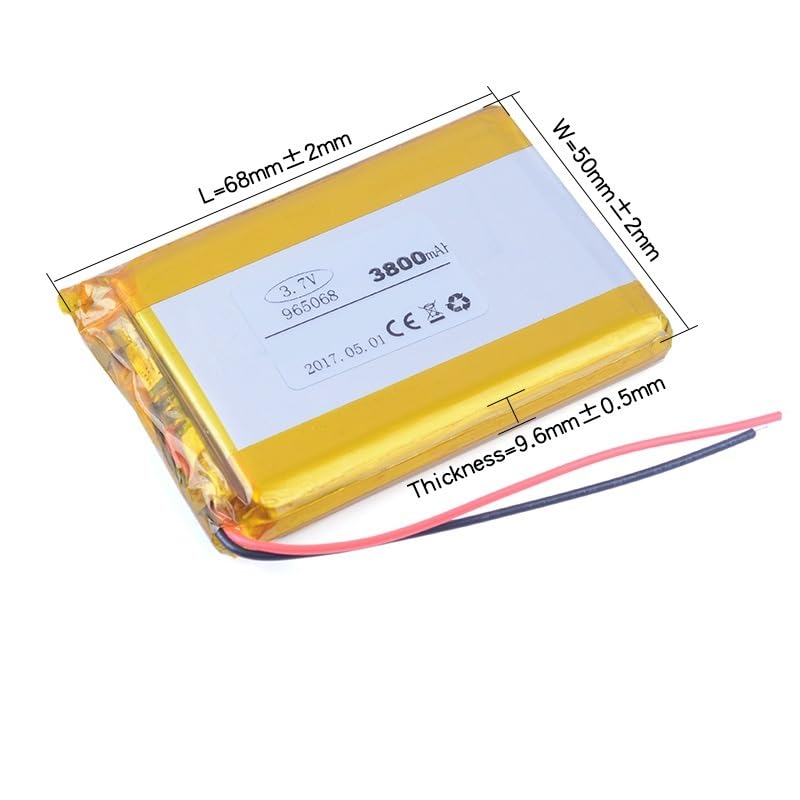 Batería 965068 acumulador li-po de 3,7 V y 3800 mAh repuesto de celdas recargables 965068 2P 3