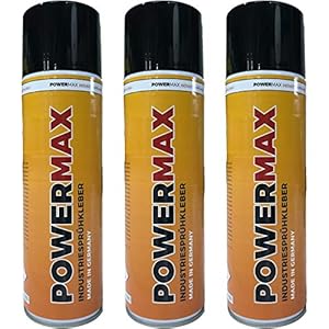 POWERMAX Industriesprühkleber 3er Set 500ml