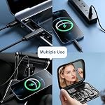 YANZIE USB-C Adaptateur de voyage Kit pour iPhone, Pixel & Galaxy: USB-A à C, Micro-USB à C , Type-C à la foudre , Court USB-C Câble, OTG, Boîtier miroir (noir) 12-Inch USB-C Câble et Micro-USB à C Converter pour iPhone, Pixel et Galaxy