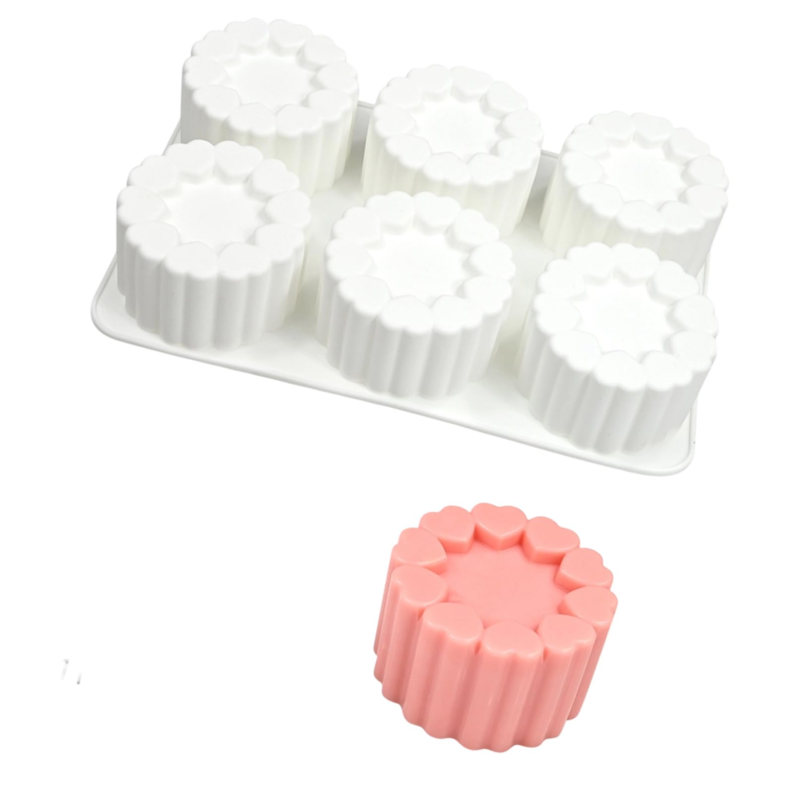 APGLSXY Practical Silicone Heart Cake Pan for Professional Chefs and Baking Enthusiasts Great for Special Occasion Baking Silicone Molds for Cakes
