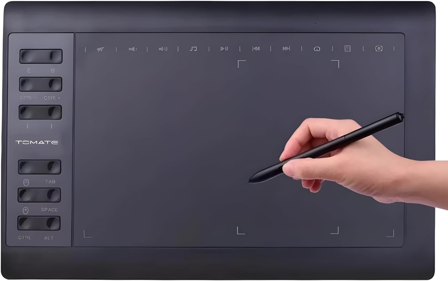 Mesa Digitalizadora Compacta e Portátil com Tela 11,6″ 5080 Lpi Alta Resolução e Caneta Sensível ao Toque Compatível com Diversos Softwares Ilustração e Edição para Desenhistas e Designers Gráficos