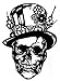 Steampunk Skull (2 pcs) 3-7/8