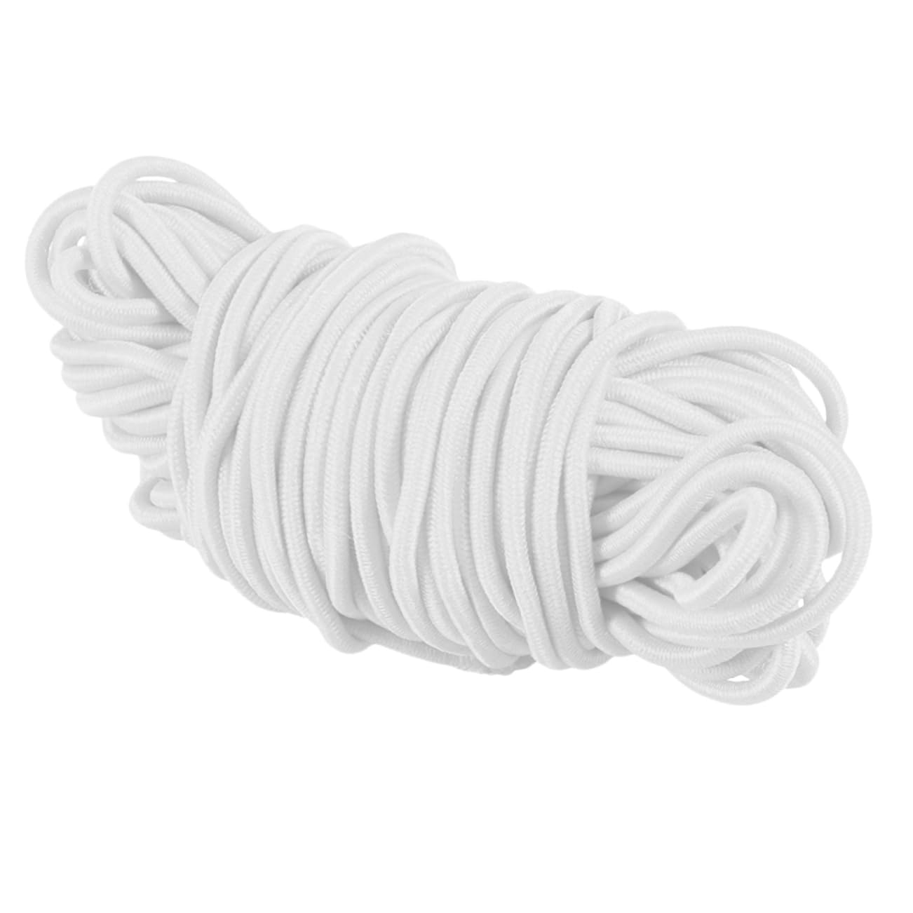 Cordon élastique rond blanc anti-effilochage 100m pour résoudre vos soucis de couture