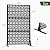 GDNVBRDS 72 Inch Metal Outdoor Privacy Screen Panel, Decorative Privacy Fence for Patio, Garden & Yard, Trash Can Fence Screen, Freestanding, Cross Pattern Black