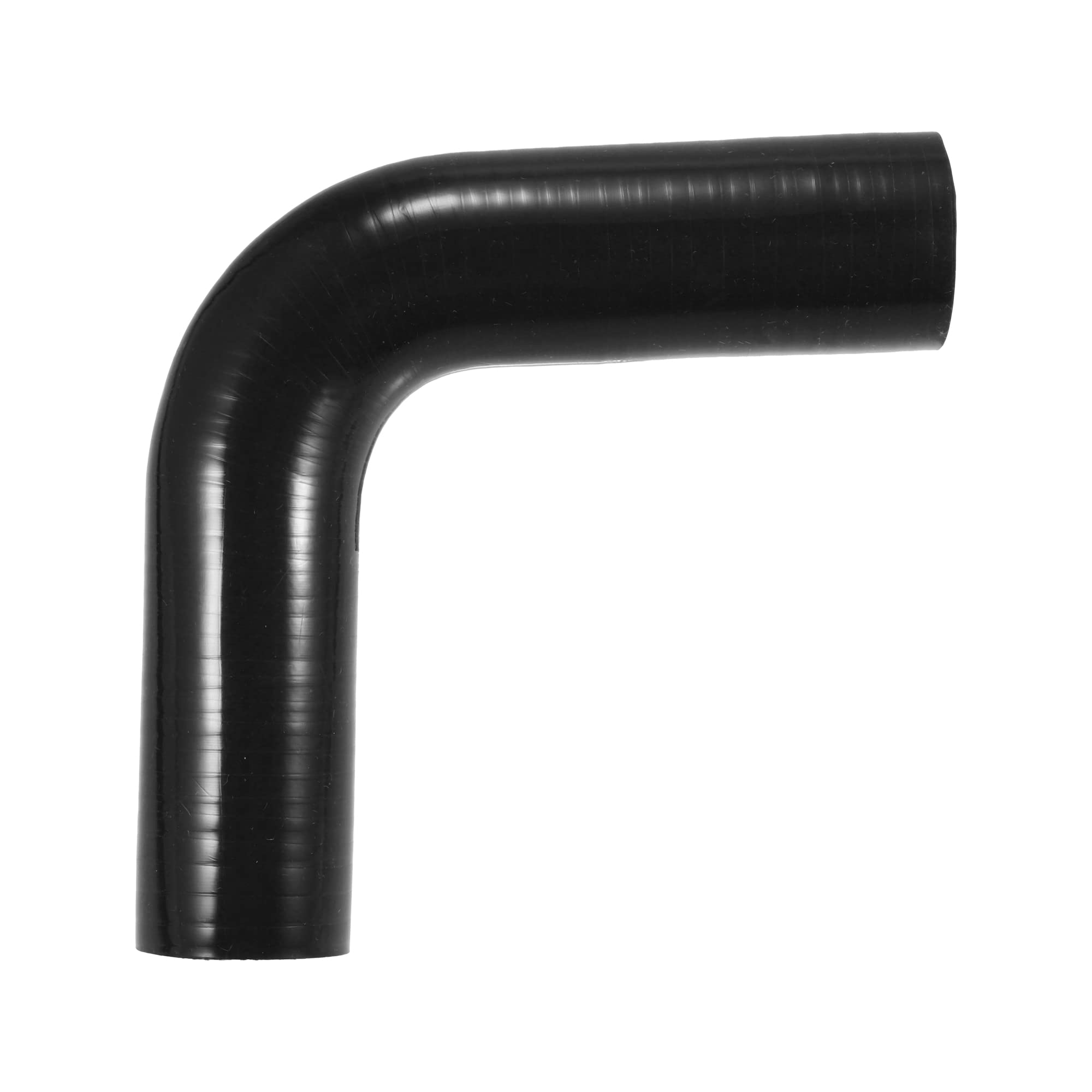 A ABSOPRO Accoppiatore Tubo Flessibile Silicone 90 Gradi Per Auto Nero 1Pc | Diametro Esterno 50mm, Spessore 5mm, Lunghezza 150mm, Temperatura -60°C~300°C, Universale