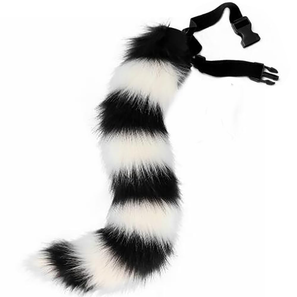 DRESHOW Fox Fur Tail Cosplay Costume Party Super Huge Fluffy Tail for Women