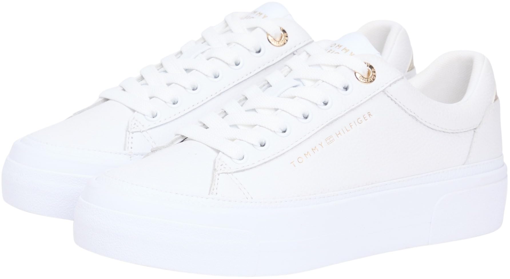 Tommy Hilfiger Kobiety Th Platform Sneaker Tumbled Ltr Fw0fw09018Niski top