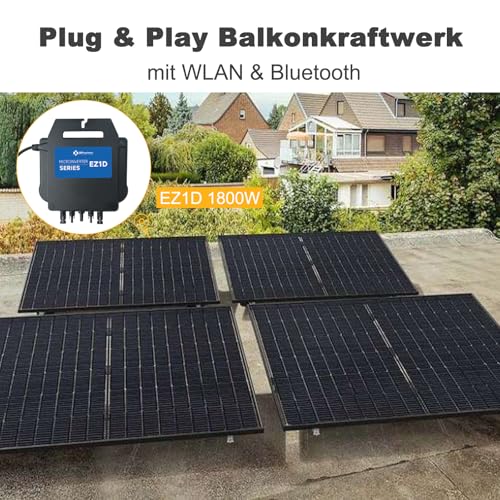 Centrale de balcon APsystems EZ1 | Micro-onduleur 1800W haute performance avec câble