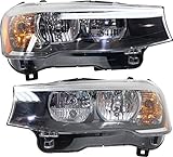 Garage-Pro Headlight Compatible with 2015-2017 BMW X3, Fits 2015-2018 BMW X4 Driver and Passenger Side SET