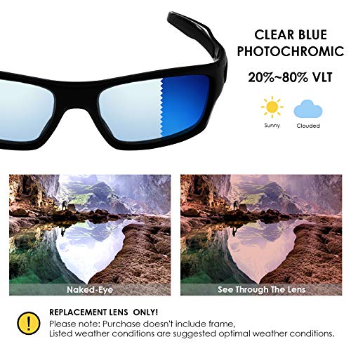Image of BLAZERBUCK Anti-salt Polarized Replacement Lenses for Oakley Turbine OO9263 Sunglass