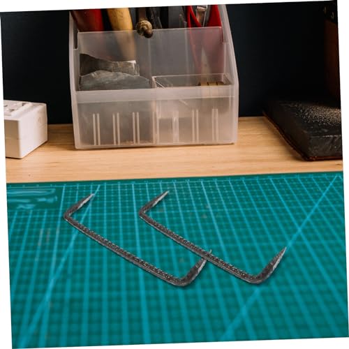 2pcs Heavy Duty Nails de Acero con Punta para Construcción de Cercas y Carpintería miniatura 3