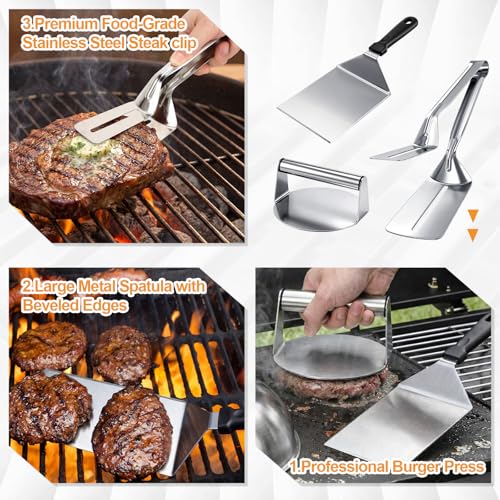 Kit parrillero 9 piezas con accesorios y manta aislante para BBQ miniatura 4