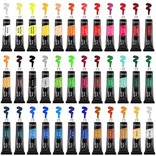 ESRICH-Acrylic-Paint-Set64PCS-Painting-Supplies-with-Wooden-EaselPaint-Brushes36Colors-Acrylic-Paint-CanvasesPalettePaint-Knives-EtcPainting-Kit-for-AdultsStudentsHobbyistsBeginners