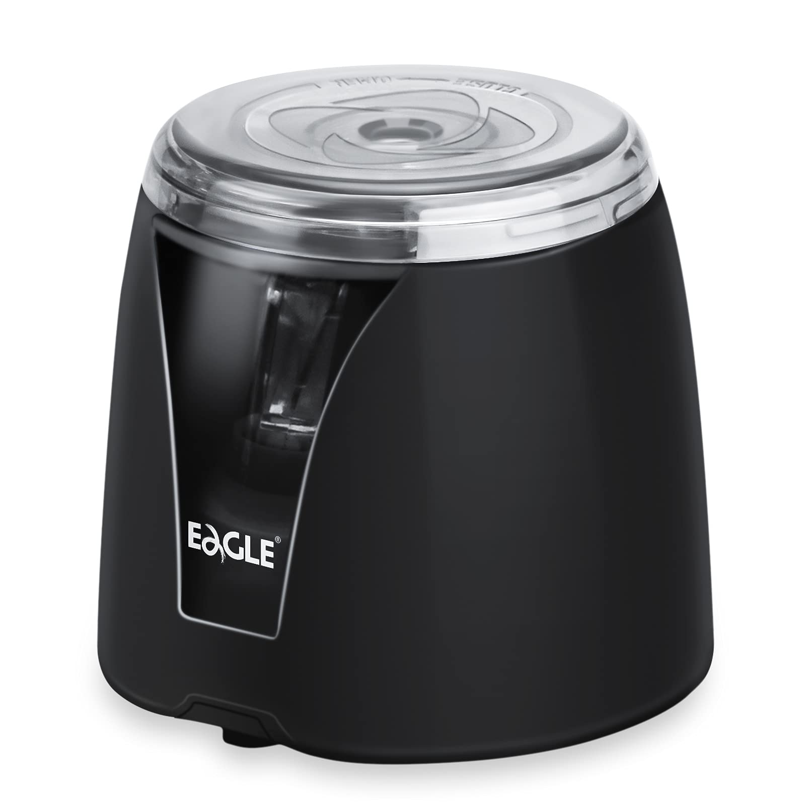 Eagle Portable Automatic Pencil Sharpener, Battery Powere,Suitable for Kids, Home, School and Office use,Black