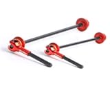 40.35g Titanium Bicycle QR Skewer Lever MTB Road Bike Wheel Hub Ultralight Ti-Axis Carbon Fiber Handle Quick Release Skewer