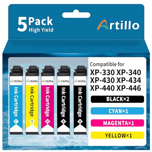 Image of Remanufactured Ink Cartridge Replacement for Epson 288 Ink Cartridges Combo Pack 288XL T288 T288XL for Expression XP-330 XP-340 XP-430 XP-434 XP-440 XP-446 Printer (2Black 1Cyan 1Magenta 1Yellow)