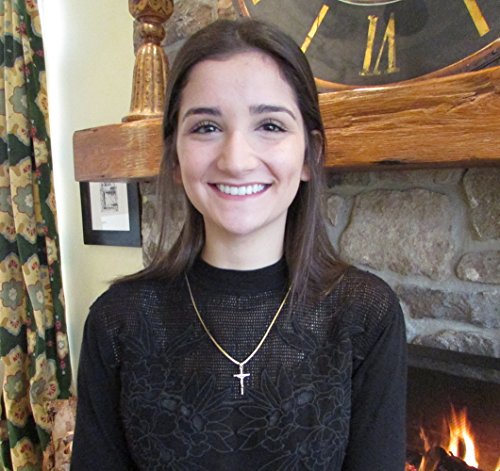 LooptyHoops 14k Gold Crucifix Cross Pendant Charm3