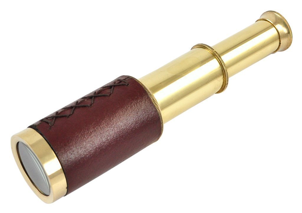 Antique Marine Small Brass Telescope 6