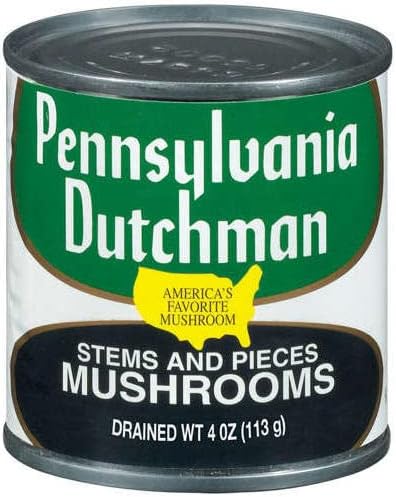 Tcllka Mushrooms Stems and Pieces 4 OZ (Pack of 12) F