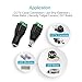 CHANZON 10Pcs Male and Female 5.5mm x 2.1mm 12V DC Power Jack Connector 24V Socket for Led Light Strip CCTV Security Camera Cable Wire Ends Plug Barrel Adapter