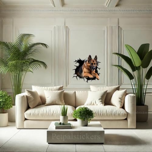Image of Vinyl Dog Stickers - Car Decals for Women & Dog Lovers (GSD Mom)