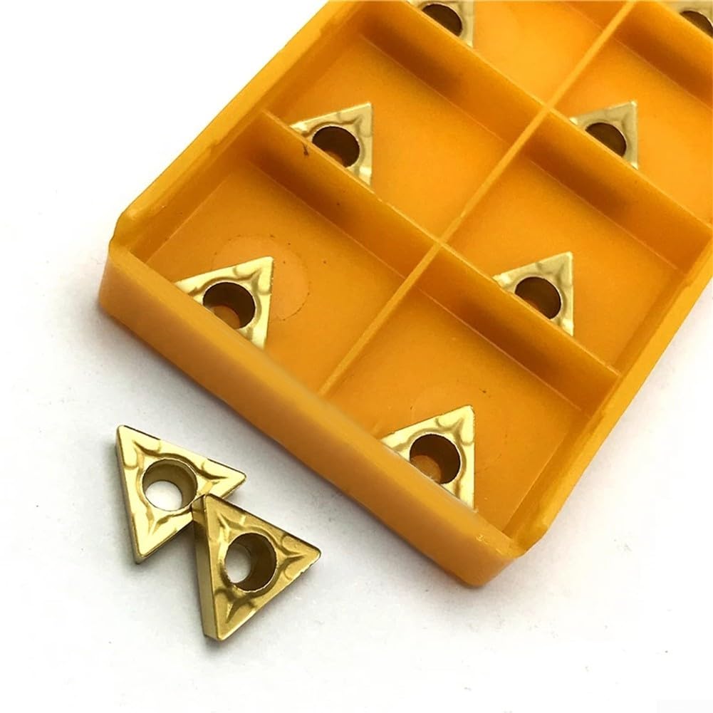 TCMT110204-HM UE6020 Plaquette de fraisage en carbure de tungstène 10 pièces par boîte, pour finition et finition en acier, longueur 10 mm × 2,38 mm