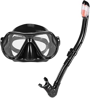 Máscara De Mergulho Para Adultos,Sailsbury Adultos Máscara de Mergulho Livre Mergulho Mergulho Mergulho com Mergulho Máscara de Natação Óculos de Lente de Vidro Temperado para Homens Mulheres
