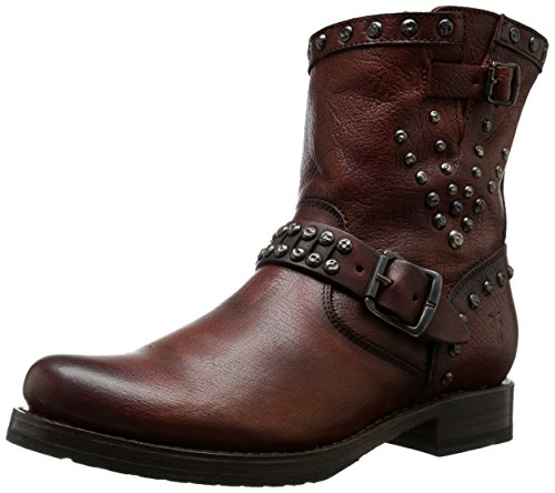 FRYE Women's Veronica Studded Short Motorcycle Boot