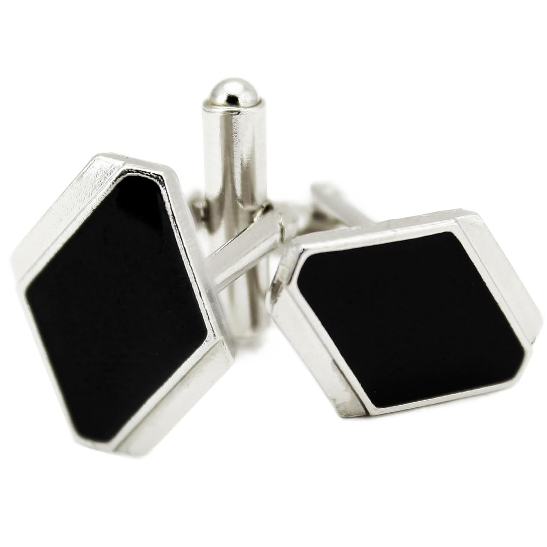 Kavove The Abstract Black, Silver Cufflinks (B0CQG67JHG) Amazon Price History, Amazon Price Tracker