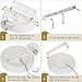 NIXIUKOL Plafón LED Techo 18W IP54 Impermeable Lámpara Techo para Baño 3000K...