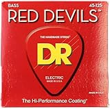 DR Strings Red Devils - Extra-Life Red Coated 5 String Bass 45-125 (RDB5-45)