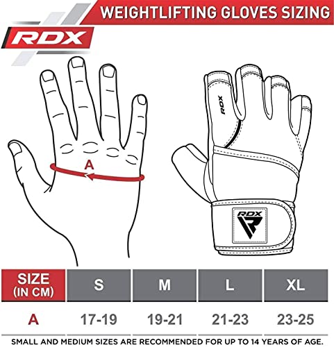 Rdx Weight Lifting Gloves Gym Workout, Maya Hide Leather, 50Cm Long Wrist Support, Full Palm Protection, Powerlifting Strength Training Deadlifting Bodybuilding Exercise, Ventilated Men Women Home Gym #TOP3