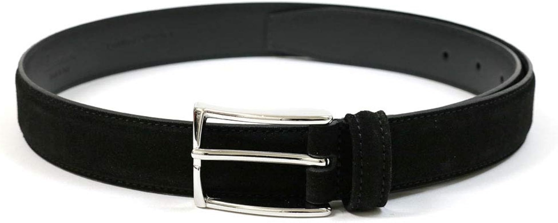 Amazon | [アンダーソンズ] レザーベルト 30mm ブラックスエード 0014 