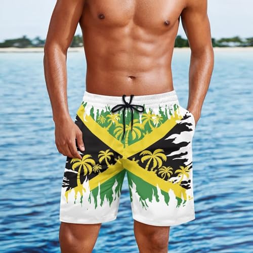 Swim Shorts Men 2025 Mens Swim Trunks Stylish Flag Beach Shorts S-4XL3